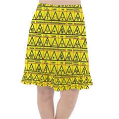 Emergency Fishtail Chiffon Skirt