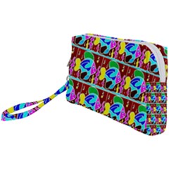 Fish 3 Wristlet Pouch Bag (small)