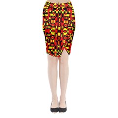 Abp RBY-2 Midi Wrap Pencil Skirt