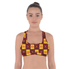 Abp Rby 3  Cross Back Sports Bra by ArtworkByPatrick