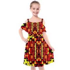 Abp Rby 4 Kids  Cut Out Shoulders Chiffon Dress