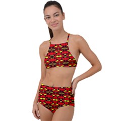 Abp Rby 6 High Waist Tankini Set by ArtworkByPatrick