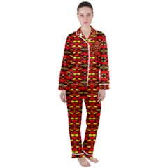 Abp Rby 6 Satin Long Sleeve Pyjamas Set by ArtworkByPatrick