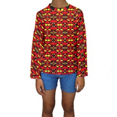 Abp Rby 6 Kids  Long Sleeve Swimwear by ArtworkByPatrick