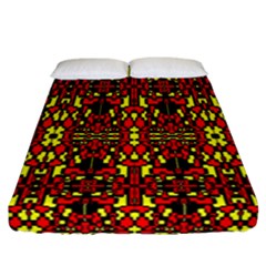 Abp Rby 8 Fitted Sheet (california King Size) by ArtworkByPatrick