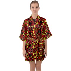 Abp Rby 8 Quarter Sleeve Kimono Robe by ArtworkByPatrick