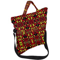 Abp Rby 8 Fold Over Handle Tote Bag by ArtworkByPatrick