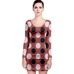 Dot 2 Dot Four Long Sleeve Bodycon Dress by impacteesstreetwearsix