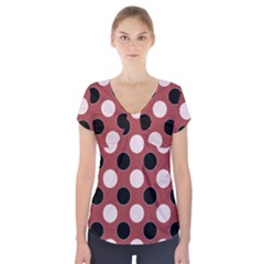 Dot 2 Dot Four Short Sleeve Front Detail Top