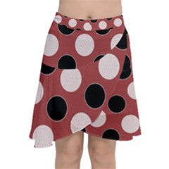 Dot 2 Dot Four Chiffon Wrap Front Skirt