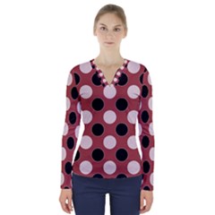 Dot 2 Dot Four V-neck Long Sleeve Top by impacteesstreetwearsix