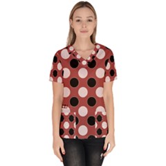 Dot 2 Dot Four Women s V-neck Scrub Top by impacteesstreetwearsix