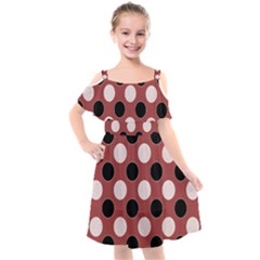 Dot 2 Dot Four Kids  Cut Out Shoulders Chiffon Dress by impacteesstreetwearsix