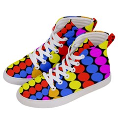 Dots 3d Women s Hi-top Skate Sneakers