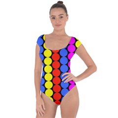 Dots 3d Short Sleeve Leotard  by impacteesstreetwearsix