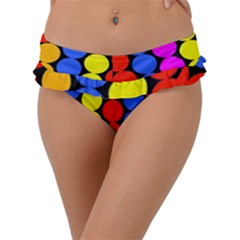 Dots 3d Frill Bikini Bottom by impacteesstreetwearsix