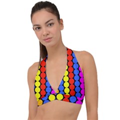 Dots 3d Halter Plunge Bikini Top by impacteesstreetwearsix