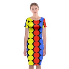 Dots 3d Classic Short Sleeve Midi Dress by impacteesstreetwearsix