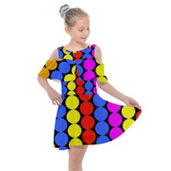 Dots 3d Kids  Shoulder Cutout Chiffon Dress by impacteesstreetwearsix