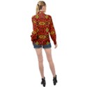 Hs Rby 5 High Neck Long Sleeve Chiffon Top View2