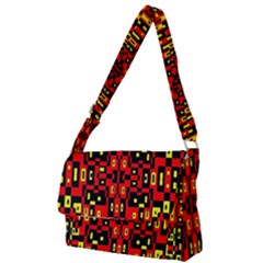 Hs Rby 6 Full Print Messenger Bag by ArtworkByPatrick