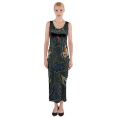 King And Queen Fitted Maxi Dress by Mezalola