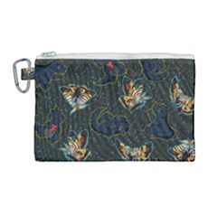 King And Queen Canvas Cosmetic Bag (large) by Mezalola