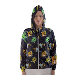 Electric Love  Women s Hooded Windbreaker