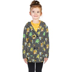 Electric Love  Kids  Double Breasted Button Coat by Mezalola