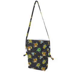 Electric Love  Folding Shoulder Bag by Mezalola