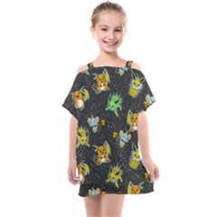 Electric Love  Kids  One Piece Chiffon Dress