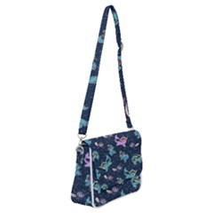 Water Type Shoulder Bag With Back Zipper by Mezalola