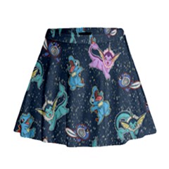 Water Type Mini Flare Skirt by Mezalola