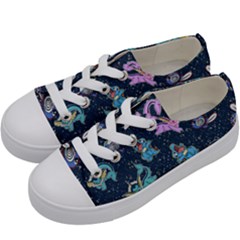 Water Type Kids  Low Top Canvas Sneakers