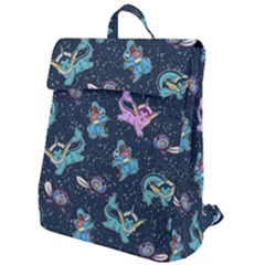 Water Type Flap Top Backpack by Mezalola