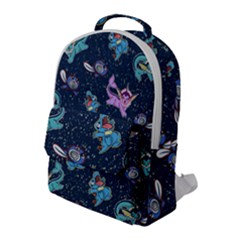 Water Type Flap Pocket Backpack (large) by Mezalola