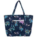 water type Zip Up Canvas Bag View3