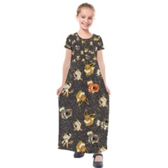 Normal Type  Kids  Short Sleeve Maxi Dress by Mezalola