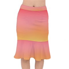 Ombré Sunset Short Mermaid Skirt by VeataAtticus