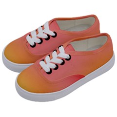 Ombré Sunset Kids  Classic Low Top Sneakers by VeataAtticus