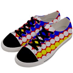 Dots 2 Colours Men s Low Top Canvas Sneakers by impacteesstreetwearsix