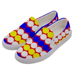 Dots 2 Colours Men s Canvas Slip Ons by impacteesstreetwearsix