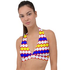 Dots 2 Colours Halter Plunge Bikini Top by impacteesstreetwearsix