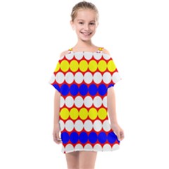 Dots 2 Colours Kids  One Piece Chiffon Dress by impacteesstreetwearsix