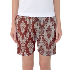 Baroque Mill Fabric Women s Basketball Shorts by DeneWestUK