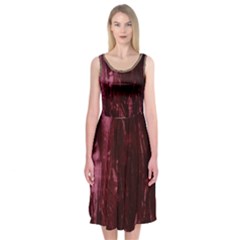 Grasmere Red Midi Sleeveless Dress by DeneWestUK