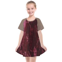 Grasmere Red Kids  Smock Dress by DeneWestUK