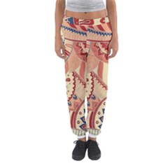 Pop Art Paisley Flowers Ornaments Multicolored 4 Women s Jogger Sweatpants by EDDArt