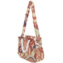 Pop Art Paisley Flowers Ornaments Multicolored 4 Rope Handles Shoulder Strap Bag View1