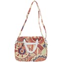 Pop Art Paisley Flowers Ornaments Multicolored 4 Rope Handles Shoulder Strap Bag View3